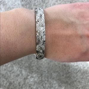 Sterling silver star bracelet